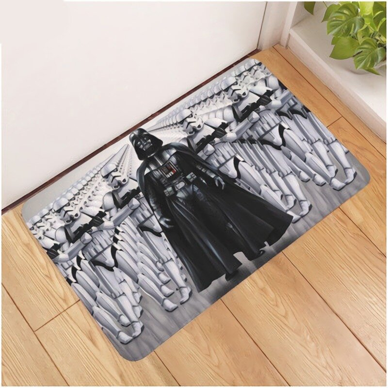 40x60cm Disney Star War Baby Play Mats Anti Slip Floor Carpet Doormat for Bathroom Kitchen Entrance Rugs Home Decoration