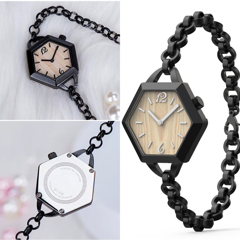 Часы наручные женские, модные элегантные шестиугольные водонепроницаемые аналоговые кварцевые, подарок для женщин, мини-часы под платье