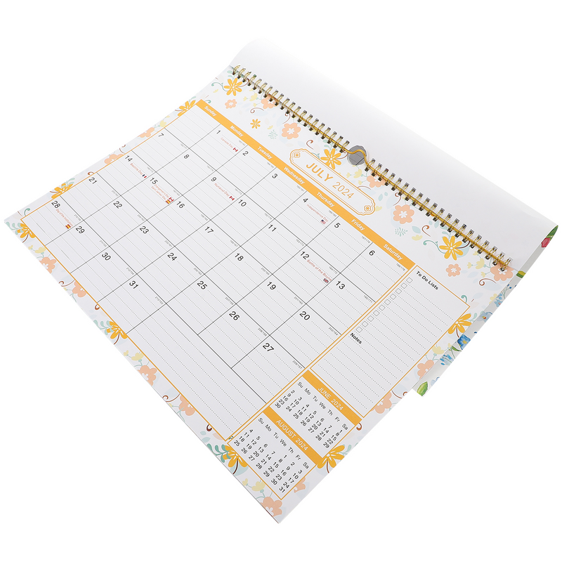 月次壁カレンダー、新機能のモダンなデスクトップ、毎日のメモ帳