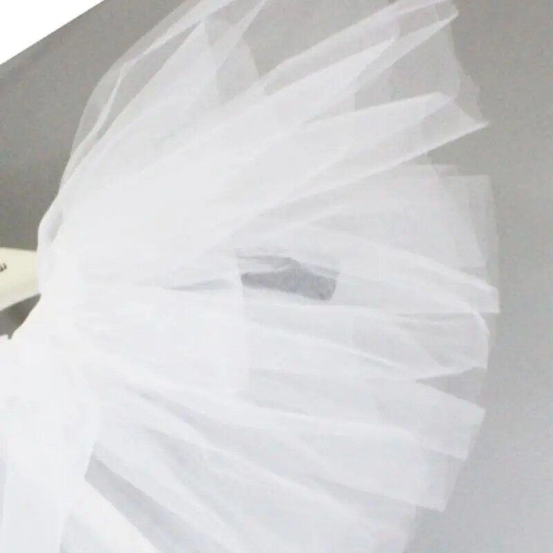 Donne Vintage Mesh Neck Ruff staccabile Tulle volant collare rinascimentale vittoriano Halloween Cosplay accessori Costume pagliaccio