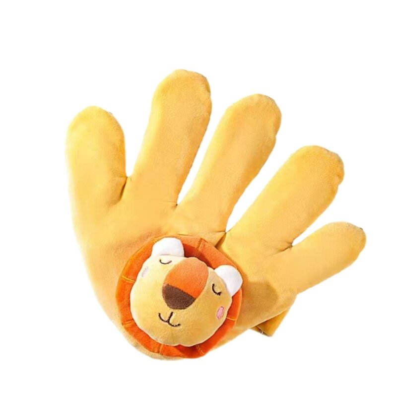 Pacificare giocattolo anti-spavento del bambino morbido lenitivo palmo sicurezza per bambino cuscino per palmo