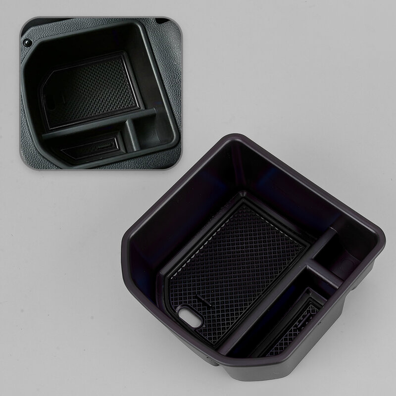 Boîte de Rangement pour Accoudoir Central de Voiture, Noire, pour VW T-Roc agglomTSI X dehors 110TSI Style 2020