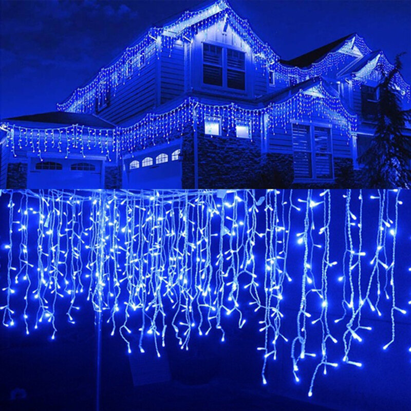 خرافية LED مقاومة للماء ، إكليل عيد الميلاد ، غرفة نوم داخلية ، حفلة حديقة ، عطلة ، عيد ميلاد ، ديكور الزفاف ، أضواء V ، 20 متر