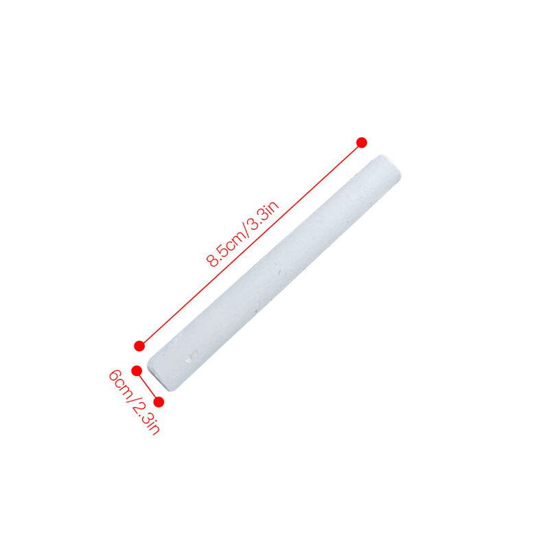 12 pezzi di gessetti bianchi senza polvere per bambini che disegnano penna strumento di apprendimento del gesso per ufficio scolastico Non tossico colorato