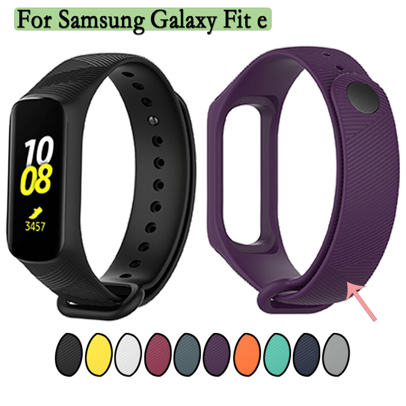 Inteligentna bransoletka nadgarstek do Samsung Galaxy fit-e R375 Sport miękki silikonowy pasek do zegarka Samsung Galaxy Fit e SM-R375 bransoletka