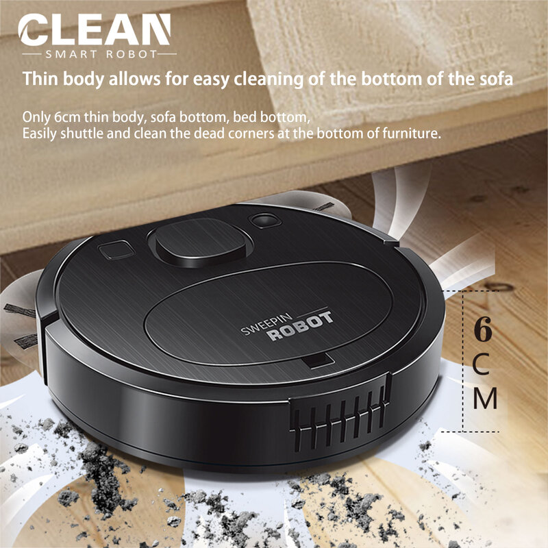 Intelligent Sweeping Robot USB Charging Super Suction Low Noise Automatic Cleaning Machine Vacuum Cleaner