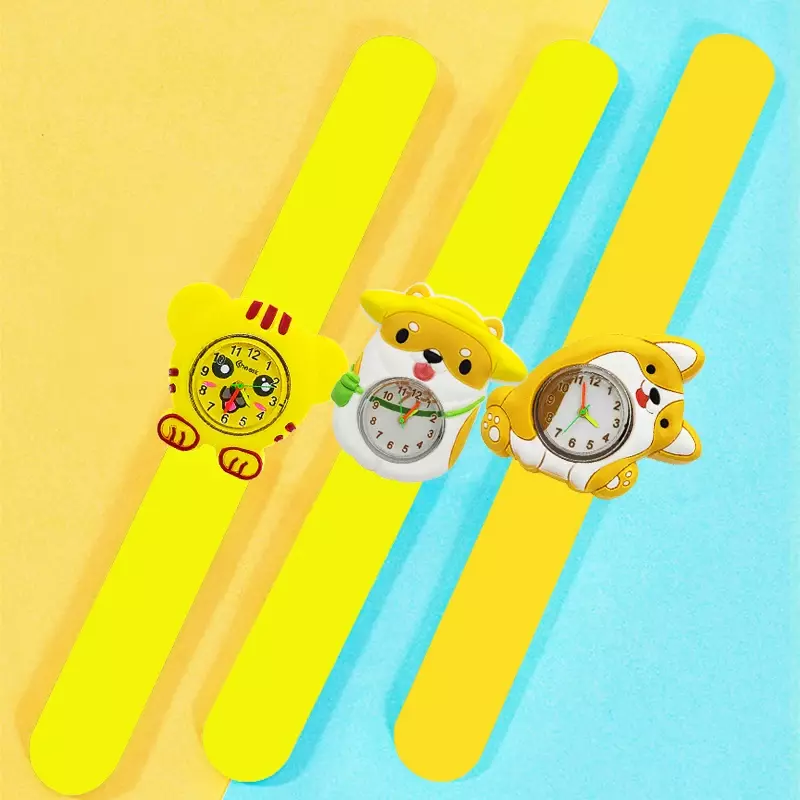 Fierce Tiger/Lion Animal Children's Digital Watch Child Toys Bracelet Cartoon Kids Watches for Boy Christmas Gift Student Clock
