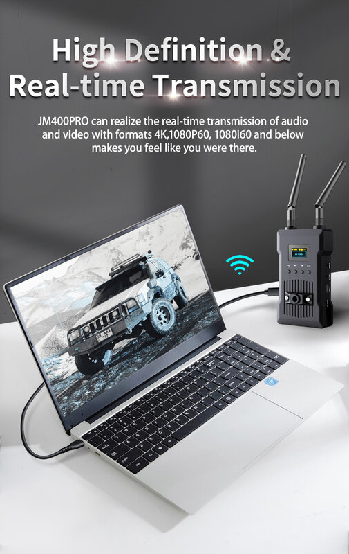FORRBETDIS Wireless Video Transmission System SDI HDMI-Compatible 4Kp30/1080p60 450ft Range 0.06s Latency for Photography