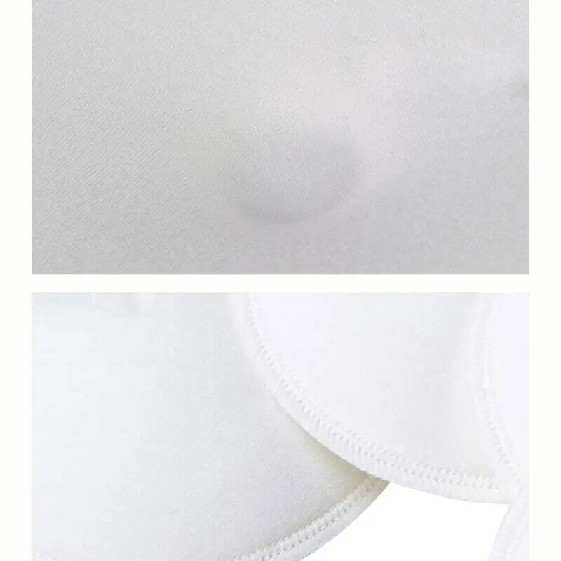 4pcs Anti-overflow Breast Pads Absorbency Soft Breathable Cotton Pads for Mommy