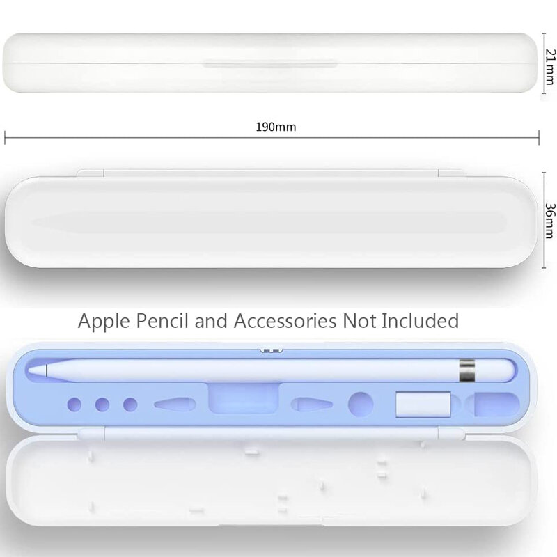 Caja para Apple Pencil Pro, funda protectora para Apple Pencil 2. ª generación, Stylus Pen Holder, iPad Pen Accessories
