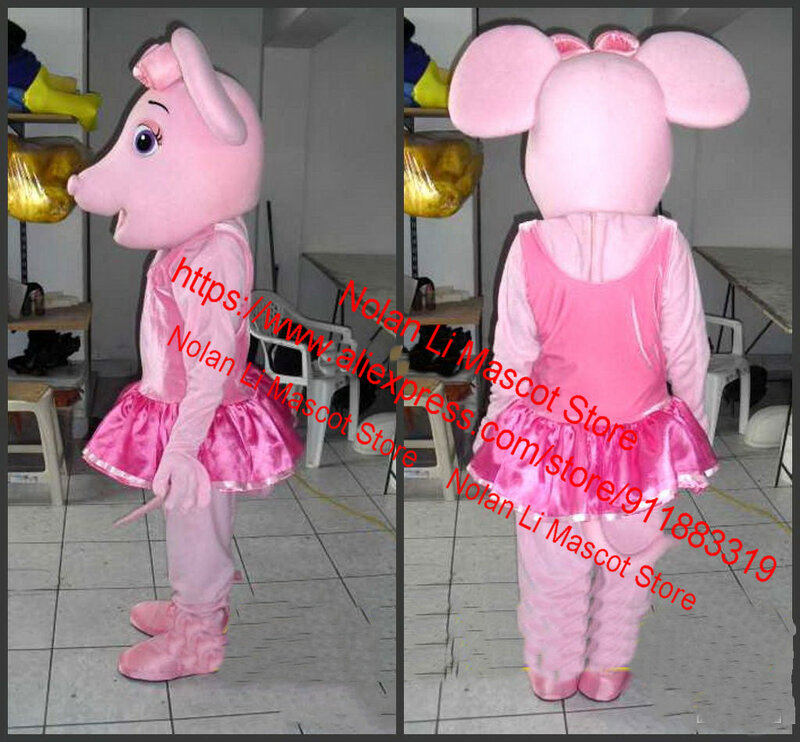 EVA Material Helmet Ballet Princess Pig Mascot Costume Cartoon Suit Cosplay Masquerade Party Advertising Game Birthday 798