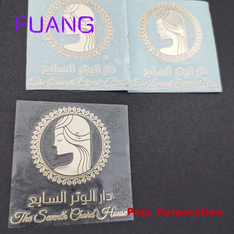 Electroforming 3D Label Sticker, Custom, Metal Nickel, Label Logo com Transfer Stickers
