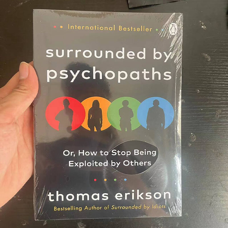 Livro Inglês dos Outros, Cercado Por Psicopatas por Thomas Erikson ou, Como Parar de Ser Explorado, Bestseller