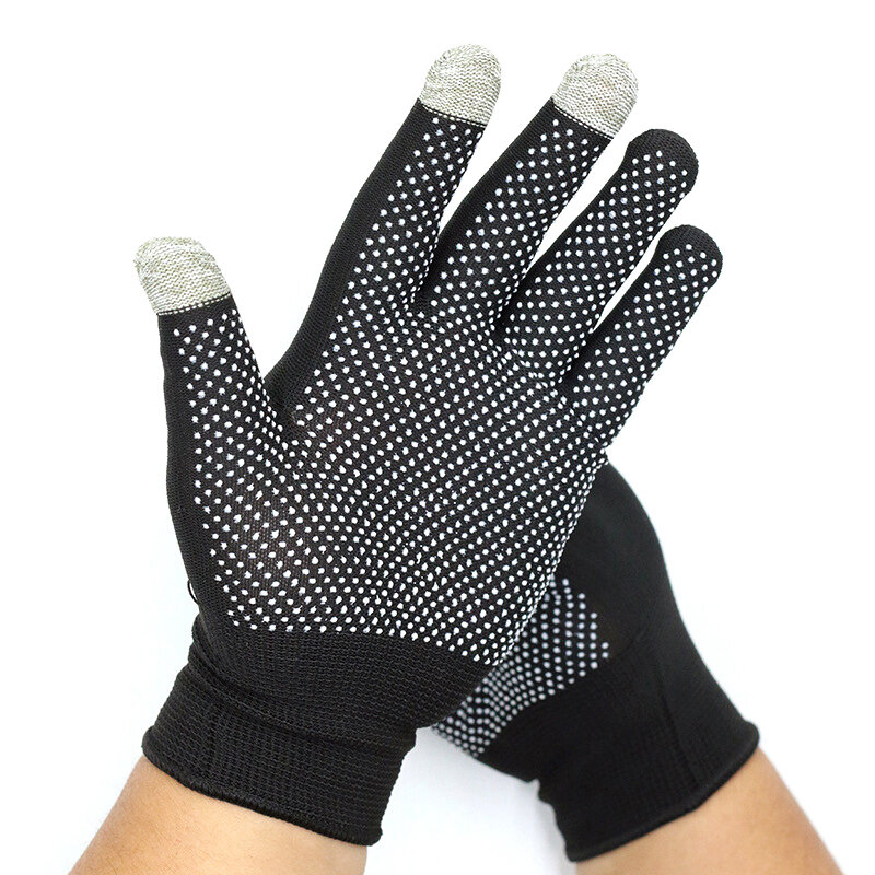 ถุงมือขี่มอเตอร์ไซค์กันลื่นสำหรับผู้ชายและผู้หญิง, ถุงมือขี่มอเตอร์ไซค์น้ำหนักเบาบางระบายอากาศได้มีจอสัมผัสใช้ได้ทุกฤดู