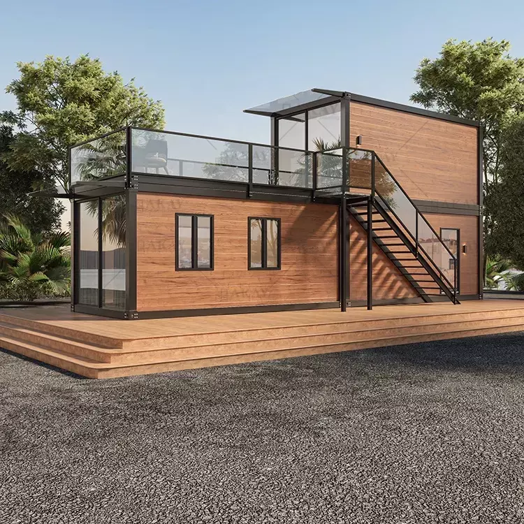 Case Container zincate a costruzione rapida casa di lusso da 20 piedi 40 piedi in vendita
