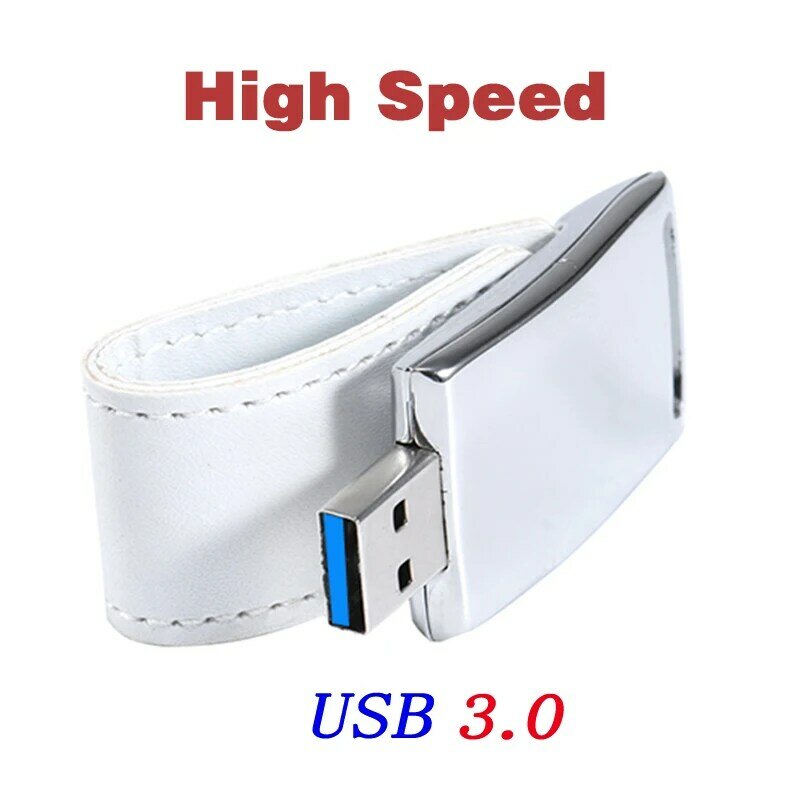 Kostenloses Logo Holzkiste Leder USB-Flash-Laufwerk Hoch geschwindigkeit auswahl 3,0 niedriger Preis wählen 2,0 Speicher kapazität 4GB 8GB 16GB 32GB 64GB
