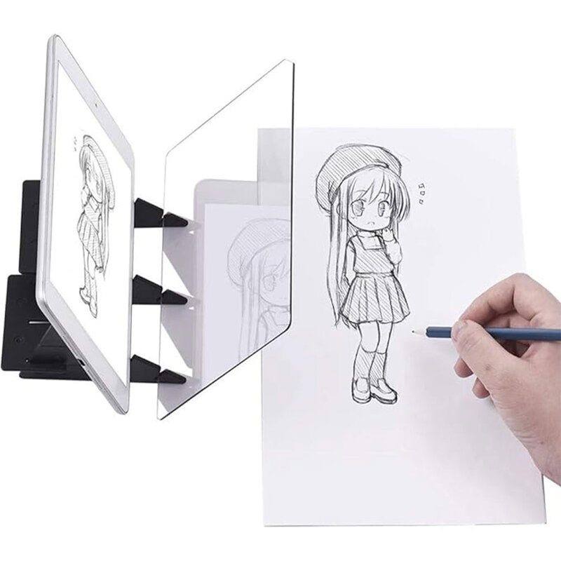 Prancheta óptica para desenho criativo, Fácil de desenhar, Presentes portáteis Criatividade