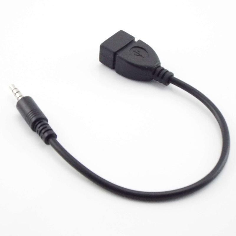 수-USB 암 잭 3.5 수 변환기 헤드폰 이어폰 오디오 케이블 어댑터 커넥터 코드, mp3 4 전화 pc q용, 3.5mm 잭