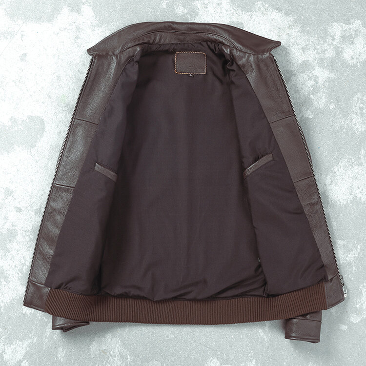 メンズ本革ジャケット,ラージサイズ,100% 天然牛革,クラシックコート,カジュアル,安い