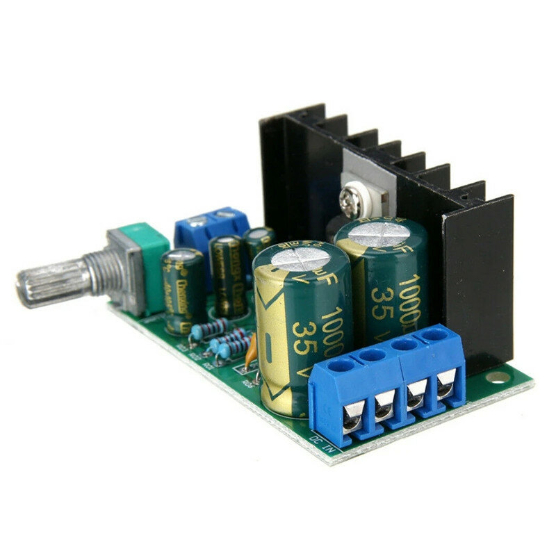 Tda2050 Mono-Audio-Leistungsverstärker-Platinen modul Gleichstrom/Wechselstrom 12-24V 10-100W 1-Kanal-2a-Audio-Sound-Lautsprecherplatine Lautstärke regler