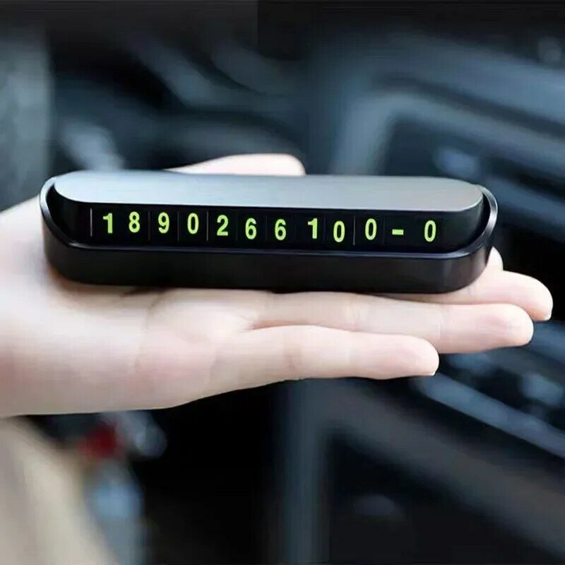 Car Styling Temporary Parking Card Phone Number Card Plate Telephone Number Car Park Stop In Car-styling Automobile Accessories