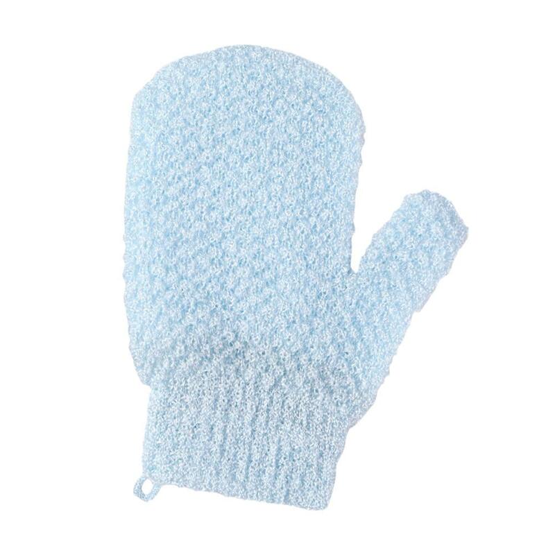 1 buah mandi untuk mengupas sarung tangan Eksfoliasi sarung tangan Shower Scrub sarung tangan pijat untuk tubuh Scrub spons cuci Kulit Pelembab SPA H5C5