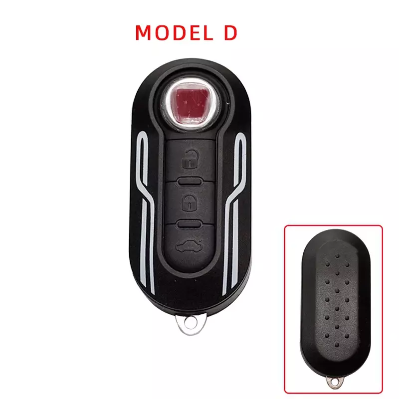 Xinyuexin Flip Folding Car Key Shell FOR FIAT 500 Panda Punto Bravo Ducato Stilo Remote Auto Key Case Fob SIP22 Blade 3 Buttons