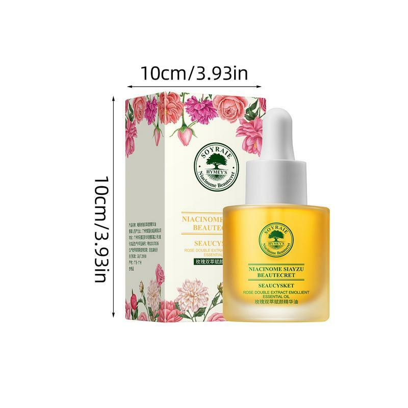 Rose Hydrating Facial Oil Skin Smoothening Face Essence Improving Skin Texture And Nourishing Essence For All Skin Types 30ml