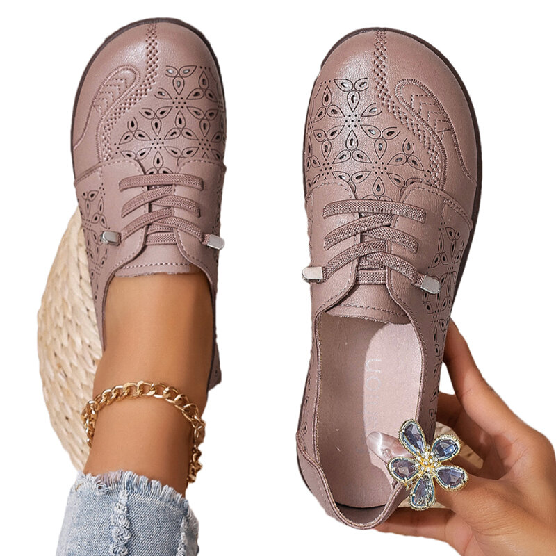 Туфли женские классические спортивные, лоферы, плоская подошва, прогулочная обувь, дышащие, для бега, лето 2024