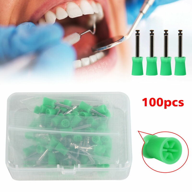 1PCS Dental Latch type Rubber Polishing Cups Brushes Tooth Prophy Polisher For Contra Angle Handpiece