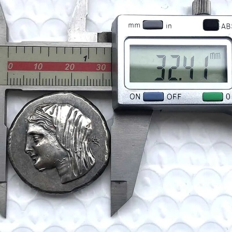 Luksusowa wielka grecja powóz konny zabawny 3D nowość para sztuka moneta/powodzenia pamiątkowa moneta kieszonkowa zabawna moneta + torba na prezent