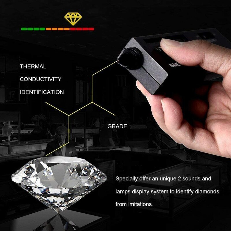 Testador De Diamante De Alta Precisão, caneta Profissional Jóias, kit Seletor De Diamante