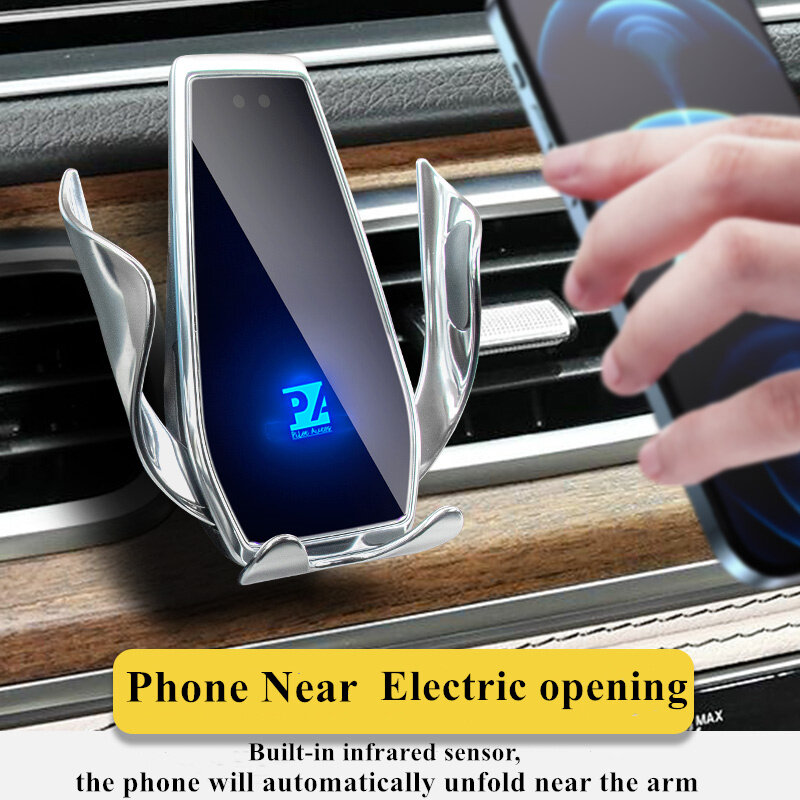 Автомобильный держатель для телефона Mercedes Benz GLE W167 2020-2022, 15 Вт, с беспроводной зарядкой