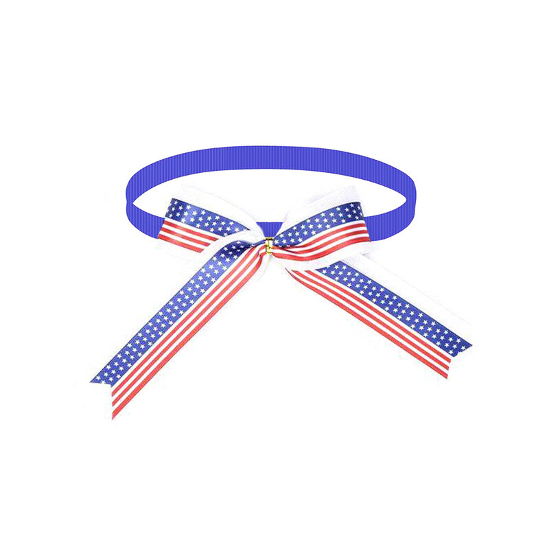 100pcs Large Dog American Independence Day Product Pet Dog Bowties Accessories Adjustable Dog Bowties Pet Collar for Large Dogs