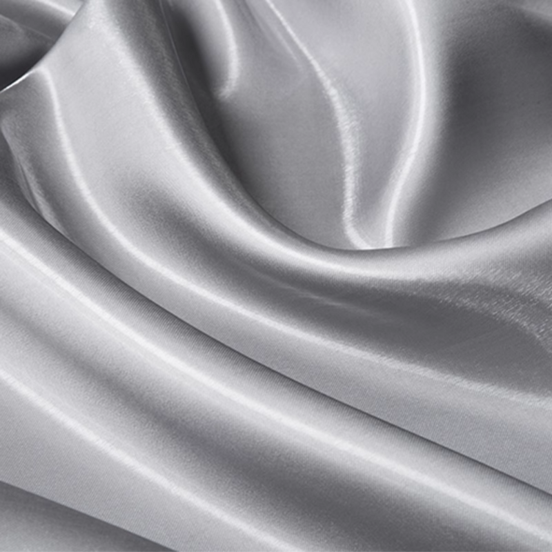 Brokatowa płynna woda-satynowe tkaniny kryształowy silikonowy ścieg odblaskowy szeroki strój tkacki designerski tkanina metrowa do szycia biały