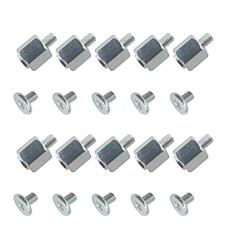 10 Sets for .2 Solid  Disk Mounting Stand Off Screw  Nut for A SUS  Motherboard SSD Series
