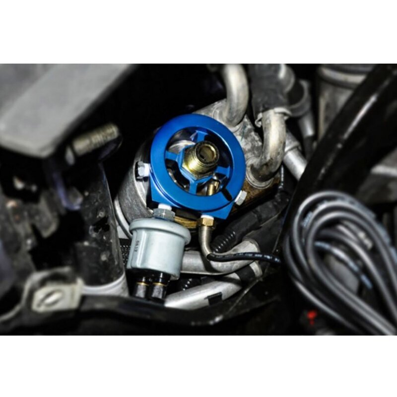 Uniwersalny Adapter płyta pośrednia chłodnica filtra oleju do samochodu M201.5 i 3/4-16 Adapter warstwowy wskaźnik oleju