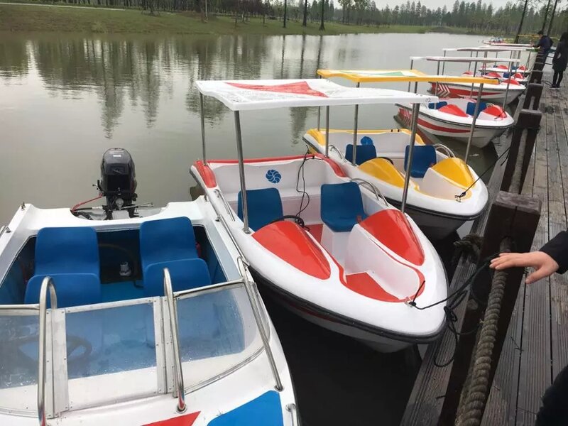 Desain populer kolam renang Danau 4 orang Pedal air perahu sepeda