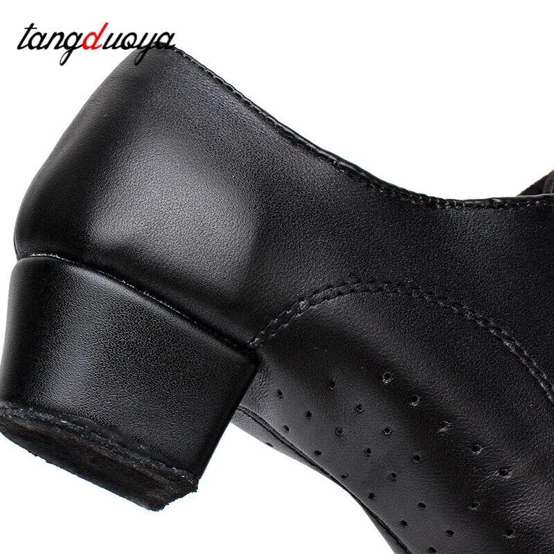 Nuove scarpe da ballo latino da uomo Ballroom Tango Man scarpe da ballo latino per uomo Boy Kids Dance Sneakers Jazz 3.5cm tacchi taglia 24-45