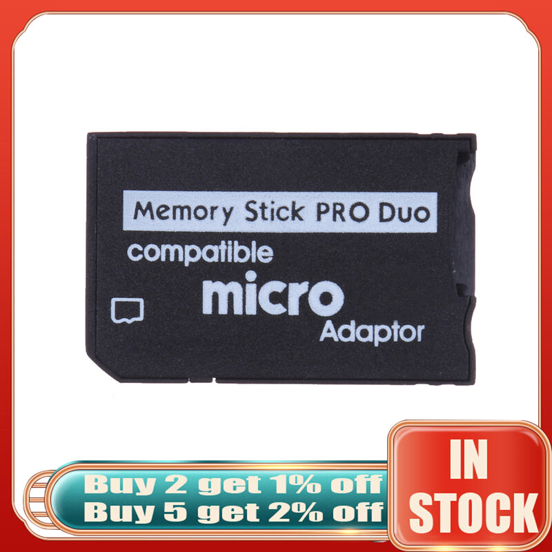 Alloet Dukungan Kartu Memori Micro SD untuk Memori Stik Adaptor untuk PSP Micro SD 1MB-128GB memory Stick Pro Duo