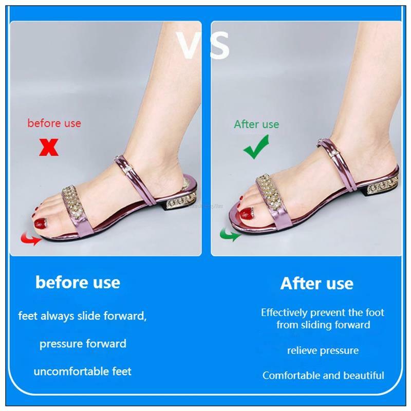 منصات الأحذية لصنادل كعب من السيليكون حامي مكافحة ارتداء قدم منصات الأحذية للحصول على الكعب العالي المضادة للانزلاق حماة كعب للأحذية النسائية