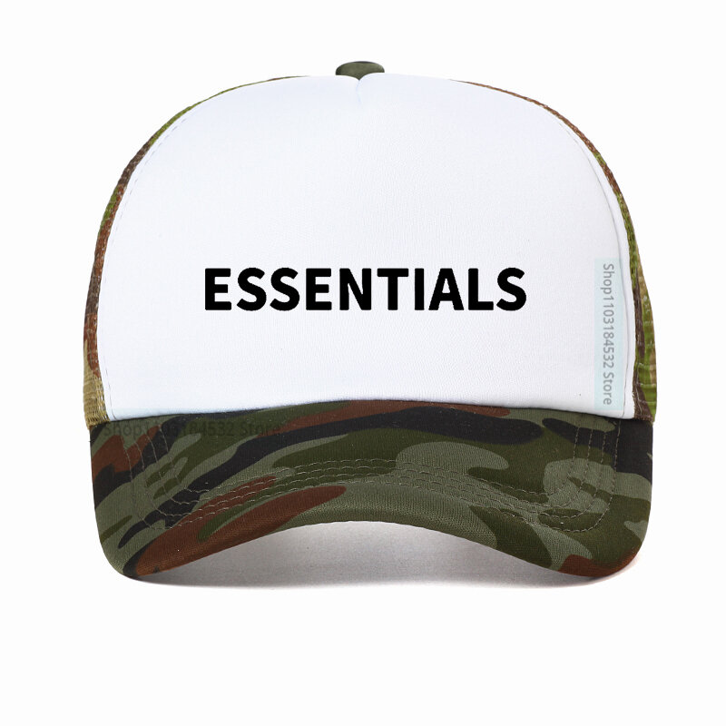 Essentials Luxusmarke Baseball mütze Männer Damen Mützen Hip Hop Mode lässig Sonnenschutz Hut Sommer Mesh atmungsaktive Hüte