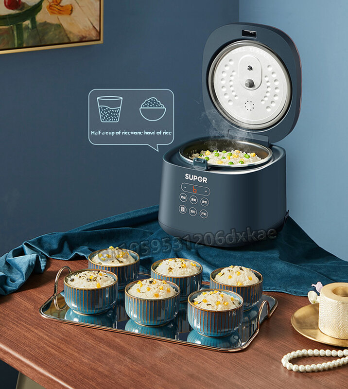 Reiskocher 1,8 l/2,0 l Kapazität kleiner intelligenter Elektroherd Multifunktions-Voll automatischer Reiskocher für 1-4 Personen