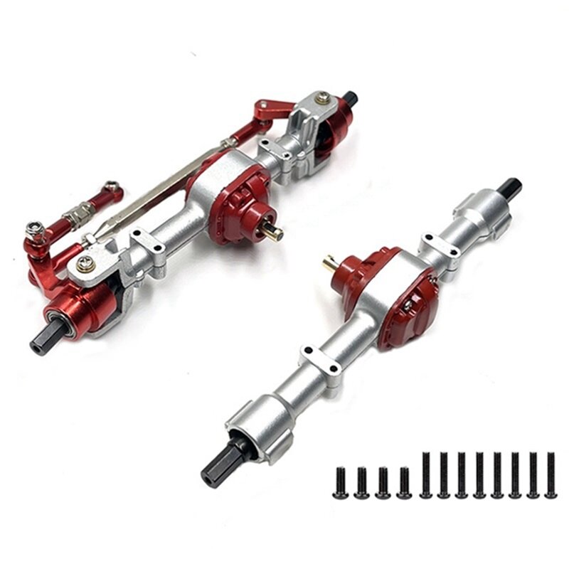 Metal Upgraded Front And Rear Axle Assemblies, For MangNiu Model 1/12 MN78 D90 D91 99s RC Car Parts