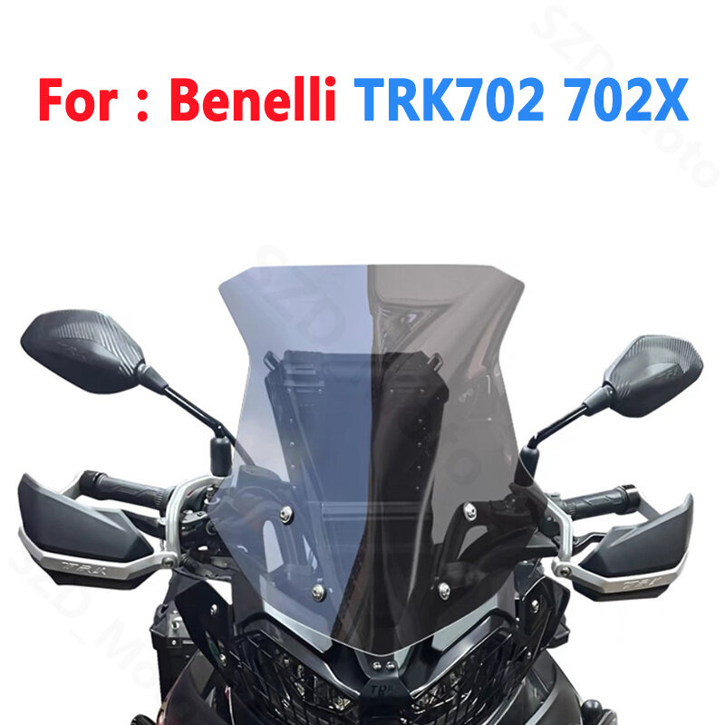 For Benelli TRK702 TRK702X TRK 702 702X High Quality Motorcycle Windshield Windscreens Wind Deflectors Front Glass Transparent