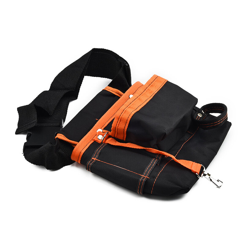 강력한 버클이 있는 벨트 허리 가방, 전기 도구 보관 가방, 옥스포드 천 핸드웨어 도구 파우치, 7 포켓