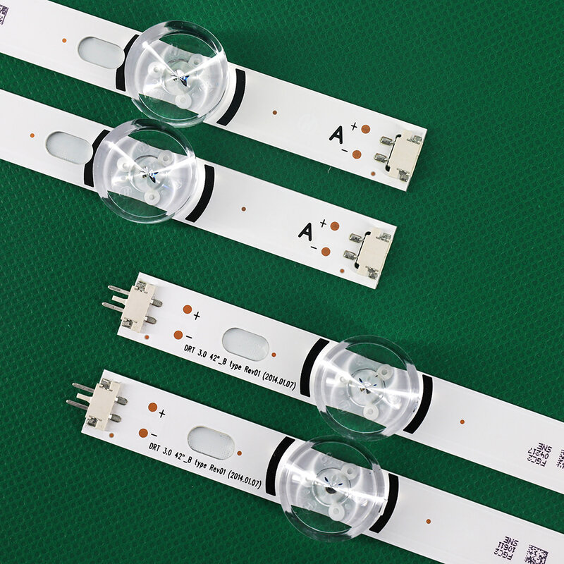 Barre de rétroéclairage LED pour LG INNOTEK DRT, 3.0, 42 ", A 42", Type B, REV01, 6916L, 1709B, 1710B, 1957E, 1956E, 1956A, 1957A, 4 * A + 4 * B, 8 pièces par lot