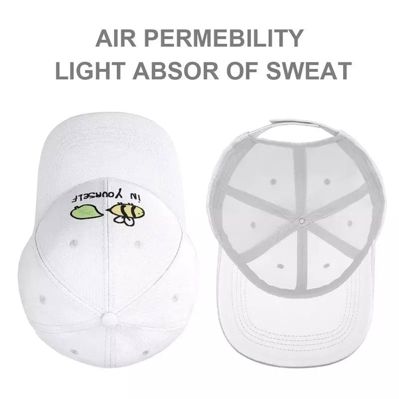 bee leaf in yourself Baseball Cap Golf Hat Luxury Hat Hats Women'S Golf Wear Men'S