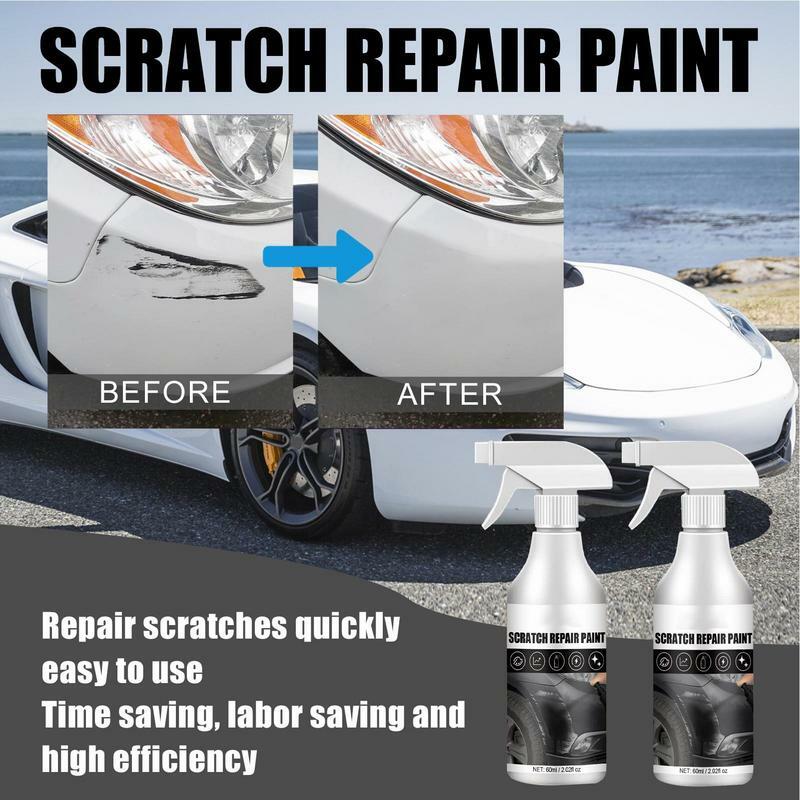 Scratch Spray For Car 60ml Portable Paint Polishing Repairing Spray Automotive Maintenance Spray Easy To Use For SUV Trucks