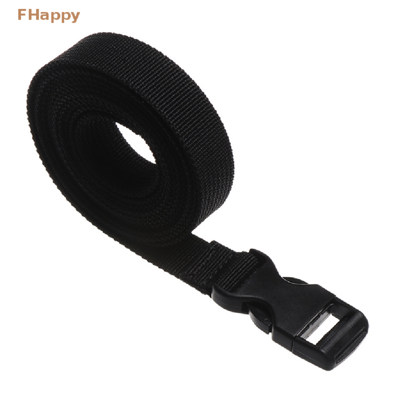 Sangle de ceinture en nylon durable pour bagages, noir, ceinture de voyage attachée, 0.5-3m